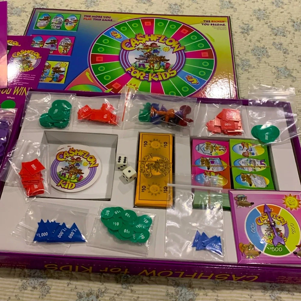 Cashflow for Kids Board Game Like NEW Give your Kids a Fun Financial head start - Picture 2 of 15